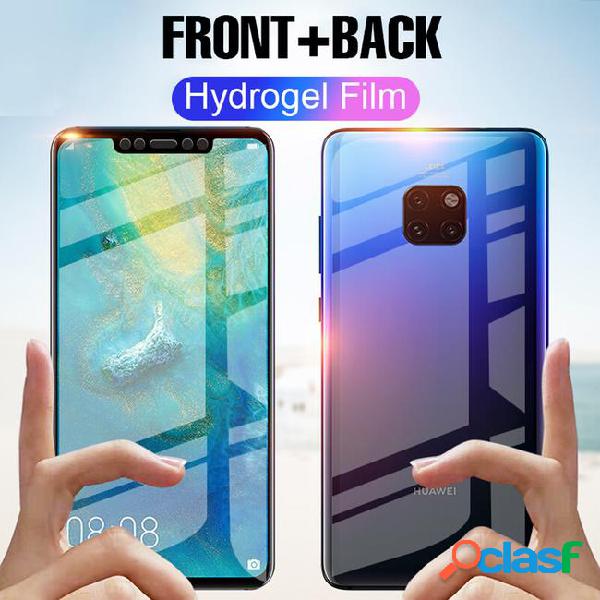 Full curved screen protector hydrogel film on the for huawei