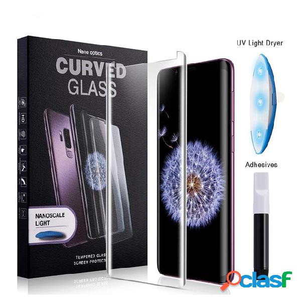 Full glue tempered glass film for samsung galaxy s10 s10+ s9