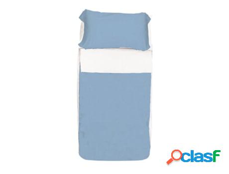 Funda Nórdica Infantil SOKIOS Azul (70 x 140 - Algodón y
