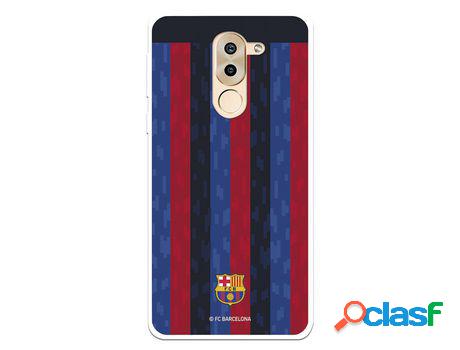 Funda Para Huawei Mate 9 Lite Del Fc Barcelona Fondo Rayas