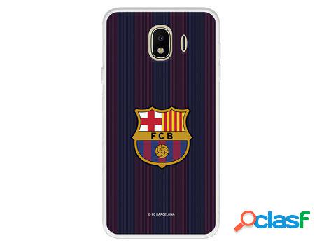 Funda Para Samsung Galaxy J4 2018 Del Fc Barcelona Rayas