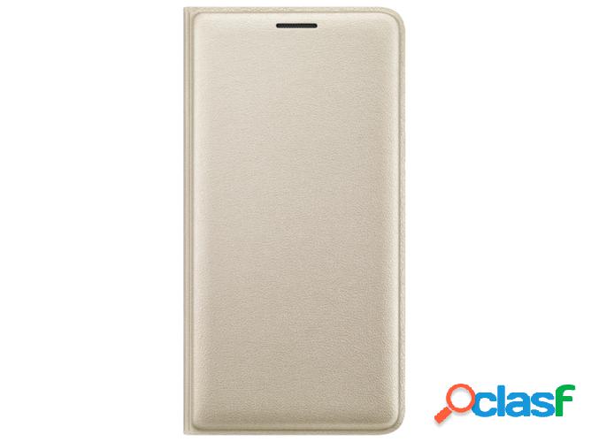 Funda SAMSUNG Galaxy J3 2016 Flip Dorado