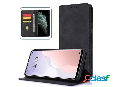 Funda SKYHE por Apple iPhone / XS Flip Cover PRM Negro