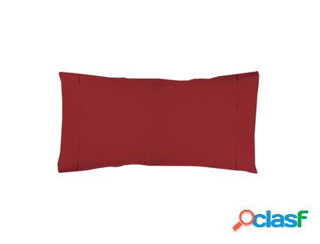 Funda de Almohadas SOKIOS Basic (45 x 170 - Algodón - Rojo)