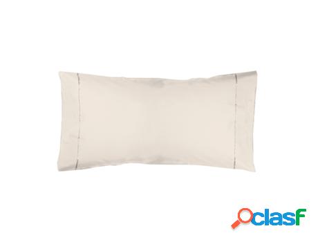 Funda de Almohadas SOKIOS Liso (45 x 170 - Algodón - Beige)