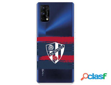 Funda para Realme 7 Pro del Huesca Rayas Transparente -