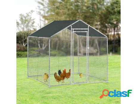 Gallinero para Gallinas PRO.TEC (2 x 2 x 2 m - Ao -