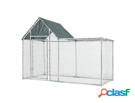 Gallinero para Gallinas PRO.TEC (200 x 100 x 100 - 150 cm -