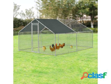 Gallinero para Gallinas PRO.TEC (3 x 4 x 2 m - Ao -