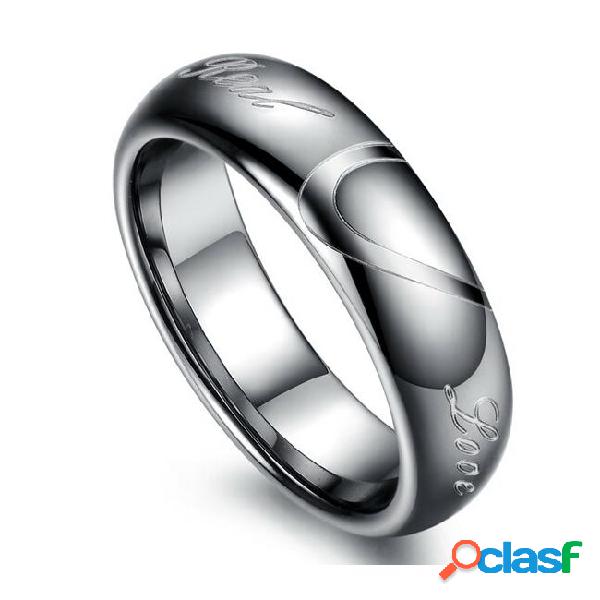 Gold tungsten carbide rings wedding bands in comfort fit