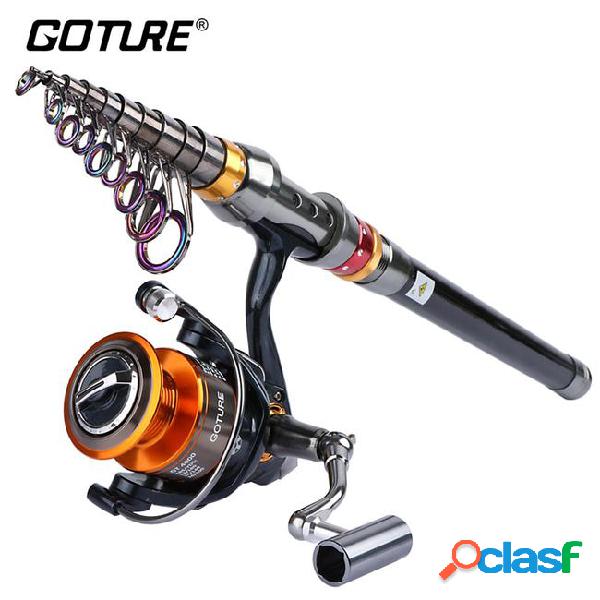 Goture rod combo fishing kit 1.8m-3.6m fishing rod + 11bb