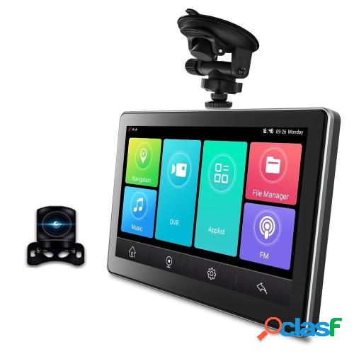 Grabadora de video para automóvil con lente dual en varios