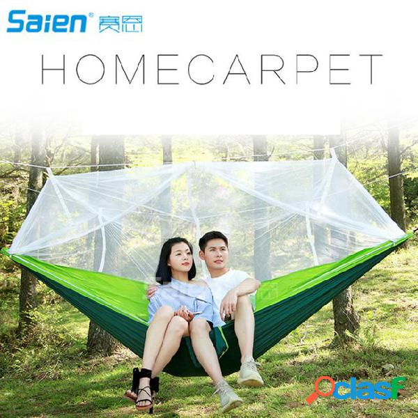 Hammock with mosquito net lightweight nylon portable camping
