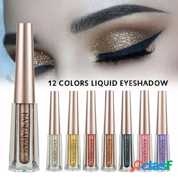 Handaiyan 12 colors liquid eyeshadow waterproof long lasting