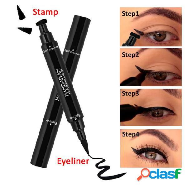 Handaiyan black eyeliner liquid pencil & eyeliner stamp long