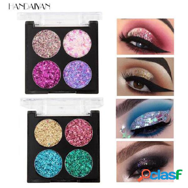 Handaiyan brand makeup 4 colors waterproof glitter metallic