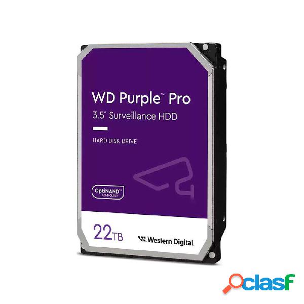 Hdd 22tb western digital purple pro 3.5 sata3 7200rpm