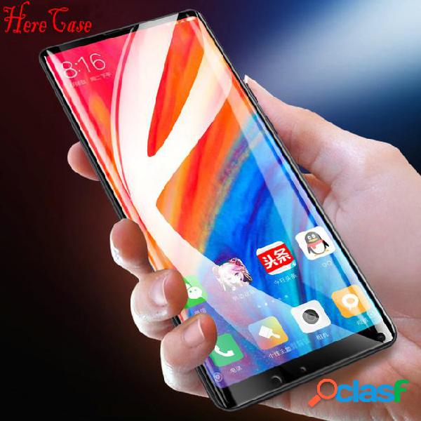 Herecase for xiaomi mi mix 2 2s tempered glass hd full cover