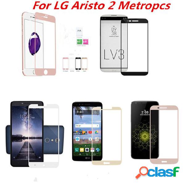 High quality 3d protector full tempered glass for lg aristo