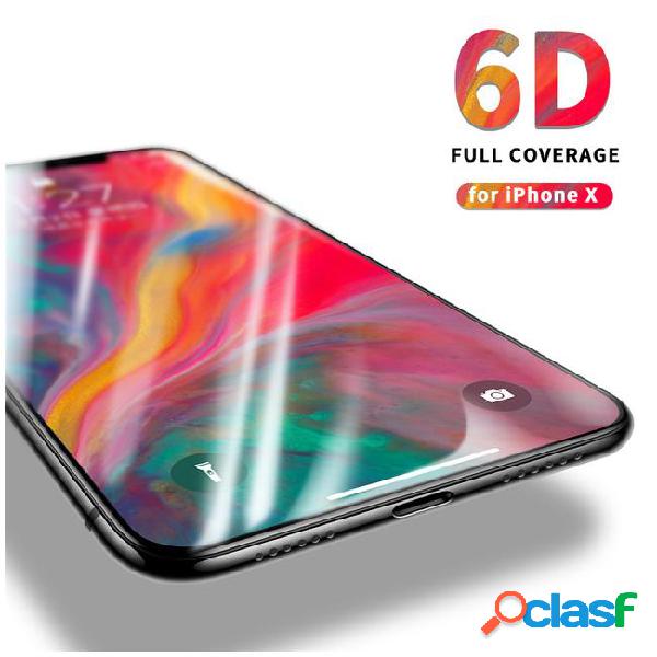 High quality 6d tempered glass film curved screen protector
