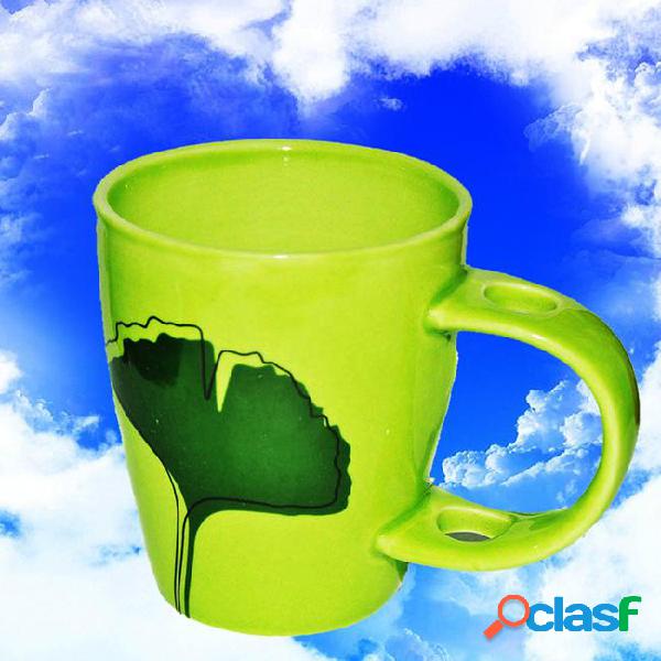 High quality porcelain ceramics green ceramic mug coffee cup