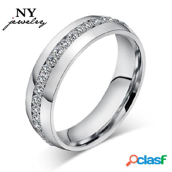 High quality wedding rings for women 18k gold plated silver