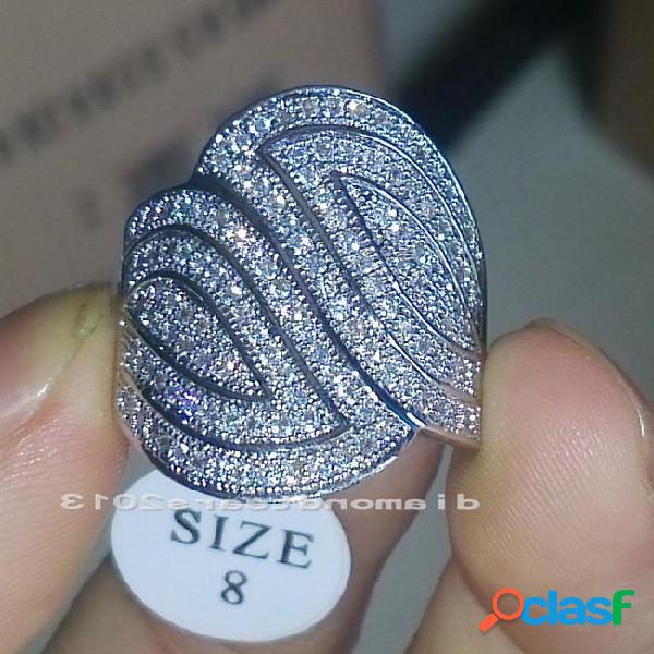 Hiqh quality size 6/7/8/9 jewery luxury 140pcs stones 10kt