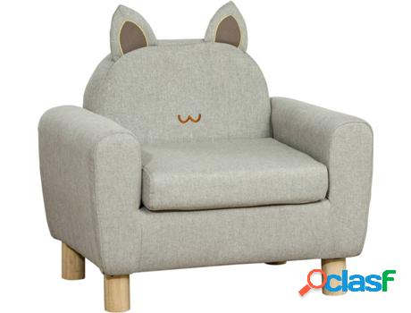 Homcom Sillón Infantil Mini Sofá Para Niños De +3 Años