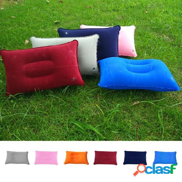 Hot inflatable portable outdoor air pillow double sided