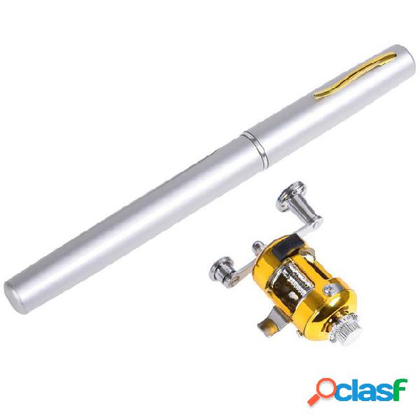 Hot-portable pocket mini pen fishing rod with reel spinning