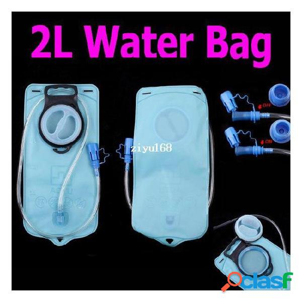 Hot sale 2l blue bicycle mouth water bladder bag hydration