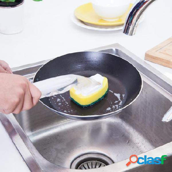 Hot sale dish washing tool soap dispenser handle refillable