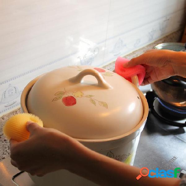 Hot sale silicone brush magic dish bowl pot pan wash