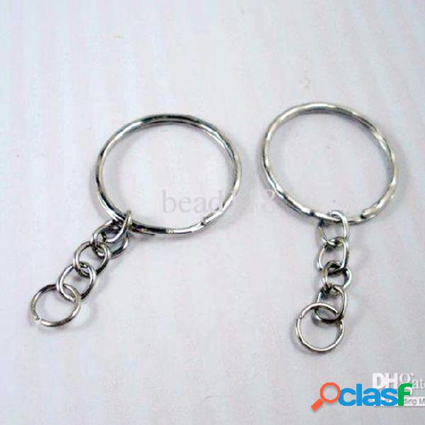 Hot sell ! 300pcs /lots antique silver alloy band chain key