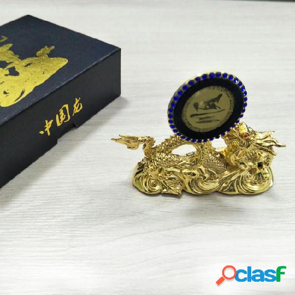 Hot sell the chinese dragon luxury car holder golden cicada