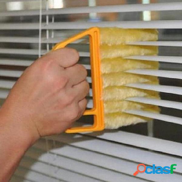 Hot shutters window blind brush cleaner mini 7 slat hand