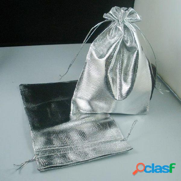 Hot ! silver plated gauze jewelry bags jewelry gift pouch