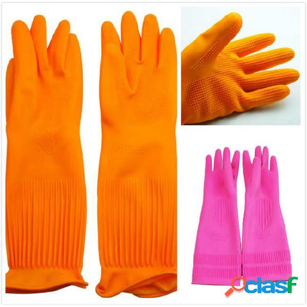 Household rubber gloves cleaning gloves long sleeve mittens