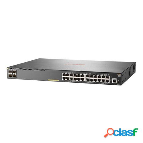 Hpe aruba 2930f 24g poe+ 4sfp. switch gestionado 24 puertos