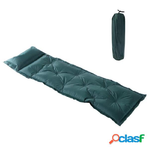 Inflatable sleeping pad camping ground mattress outdoor