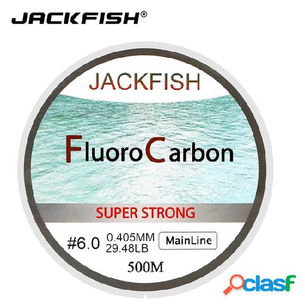 Jackfish hot sale 500m fluorocarbon fishing line 5-32lb test