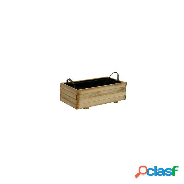 Jardinera madera rectangular 31l baroque