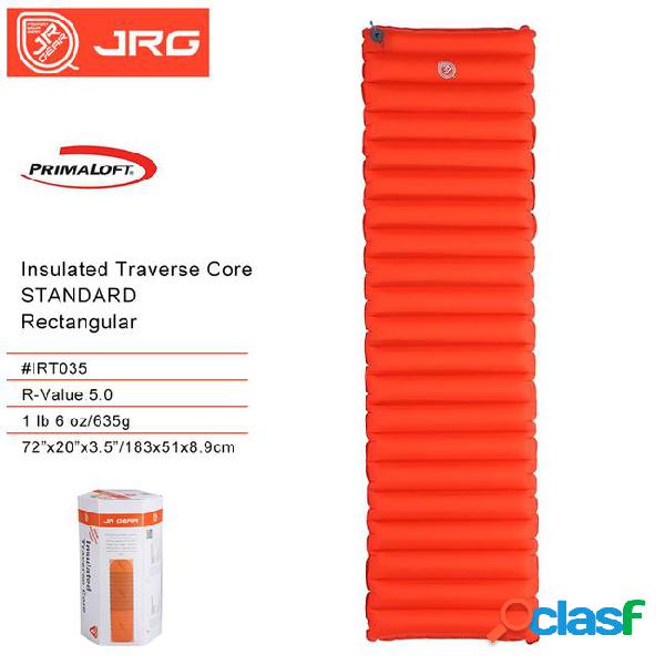 Jr gear r3.0/5.0 tpu inflatable mattress manually press