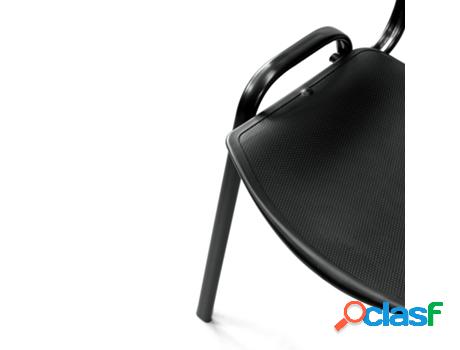 Juego 10 Sillas Plástico VENPRODIN Negro