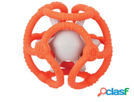 Juego Didáctico NATTOU (Silicona - Naranja - 10 x 10 cm)