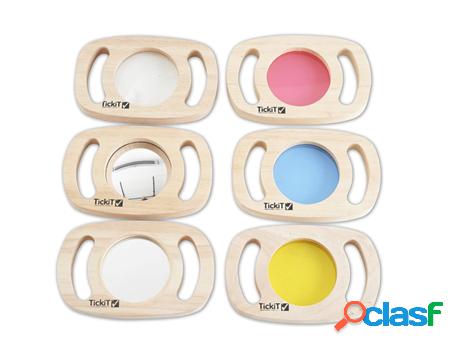 Juego Didáctico TICKIT (Madera - Beige - 18.5 x 12 x 2 cm)