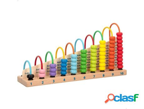 Juego Didáctico WOOMAX Ábaco de madera eduivo