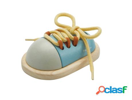 Juego Educativo PLAN TOYS, THE GREEN COMPANY (Madera - Azul