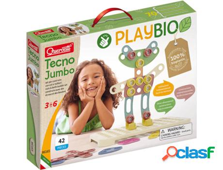Juego Educativo QUERCETTI Play Bio & Wood Tecno Jumbo 45 pz