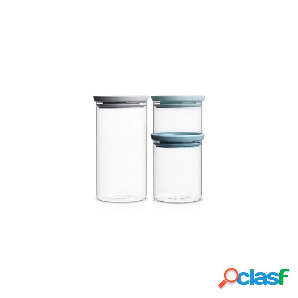 Juego de 3 botes brabantia color mint